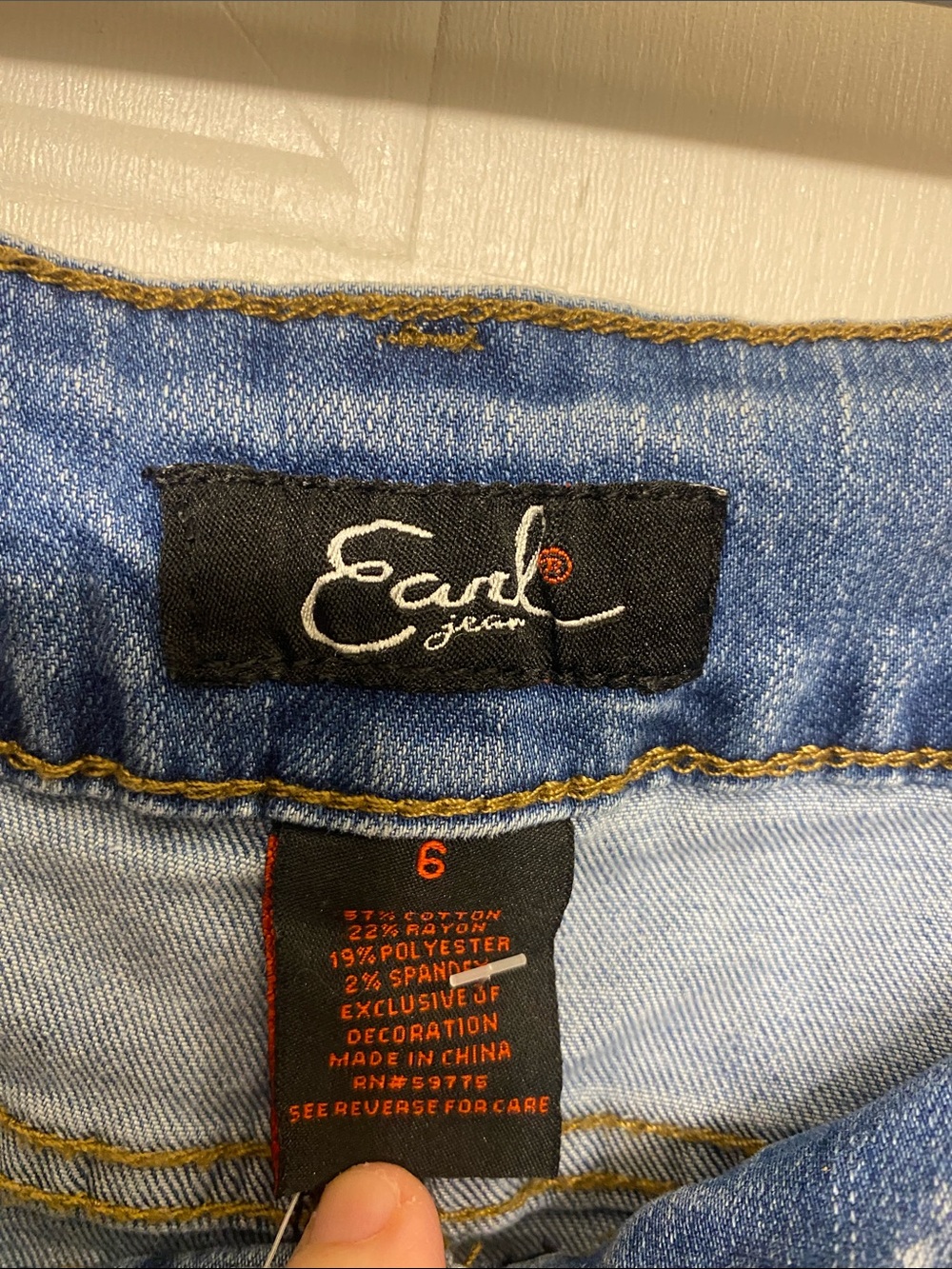 Earl Jeans Wide leg capris Size 6 - Picture 3 of 5